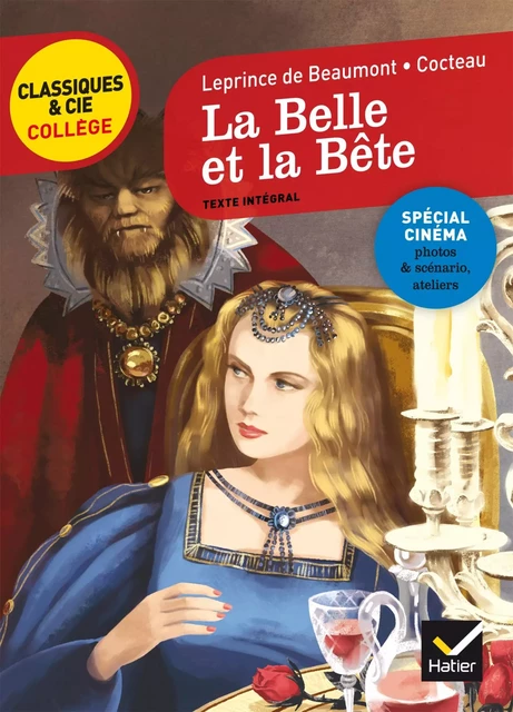 La Belle et la Bête -  Madame Leprince de Beaumont, Jean Cocteau, Laurence Mokrani, Bertrand Louët - Hatier