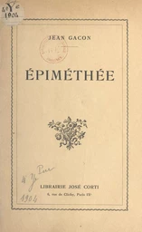 Épiméthée