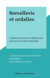 Sorcellerie et ordalies