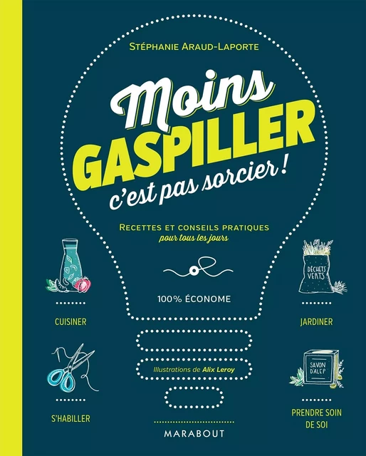 Moins gaspiller c'est pas sorcier ! - Stéphanie Araud-Laporte - Marabout