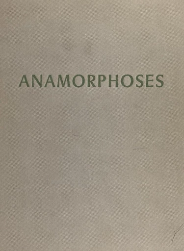 Anamorphoses - Jurgis Baltrusaitis - FeniXX réédition numérique