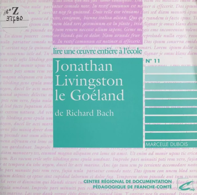 Jonathan Livingston le goëland, de Richard Bach - Marcelle Dubois - FeniXX réédition numérique