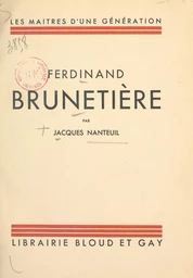 Ferdinand Brunetière