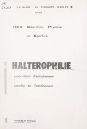 Haltérophilie