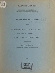 La Révolution française à Creil, des États généraux à la fin de la Convention