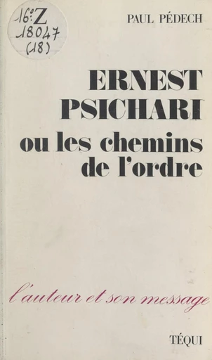 Ernest Psichari - Paul Pédech - FeniXX réédition numérique