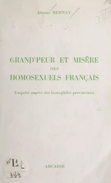 Grand'peur et misère des homosexuels français