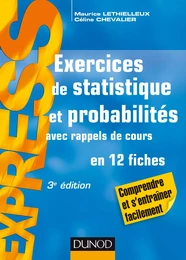 Exercices de statistique et probabilités - 3e éd.