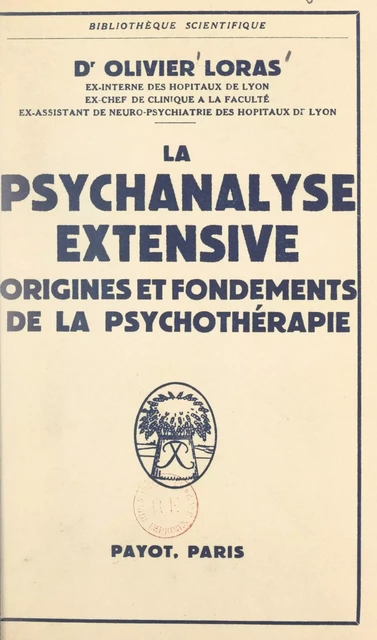 La psychanalyse extensive - Olivier Loras - FeniXX réédition numérique