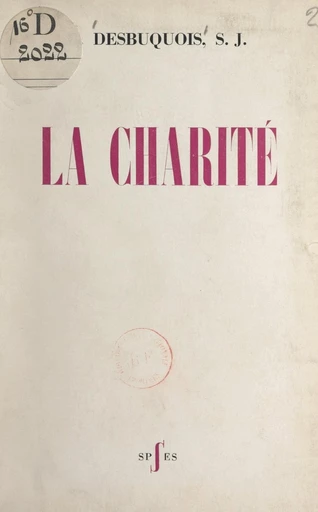 La charité - Gustave Desbuquois - FeniXX réédition numérique