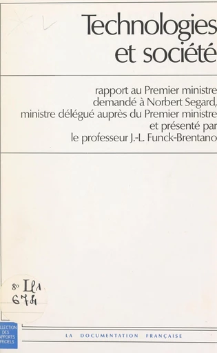 Technologies et société - Norbert Segard - FeniXX réédition numérique