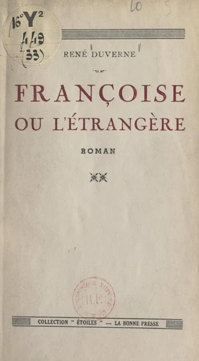 Françoise - René Duverne - FeniXX réédition numérique