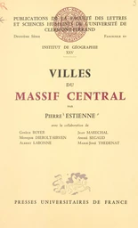 Villes du Massif central