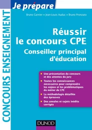 Réussir le concours CPE (Conseiller principal d'éducation)