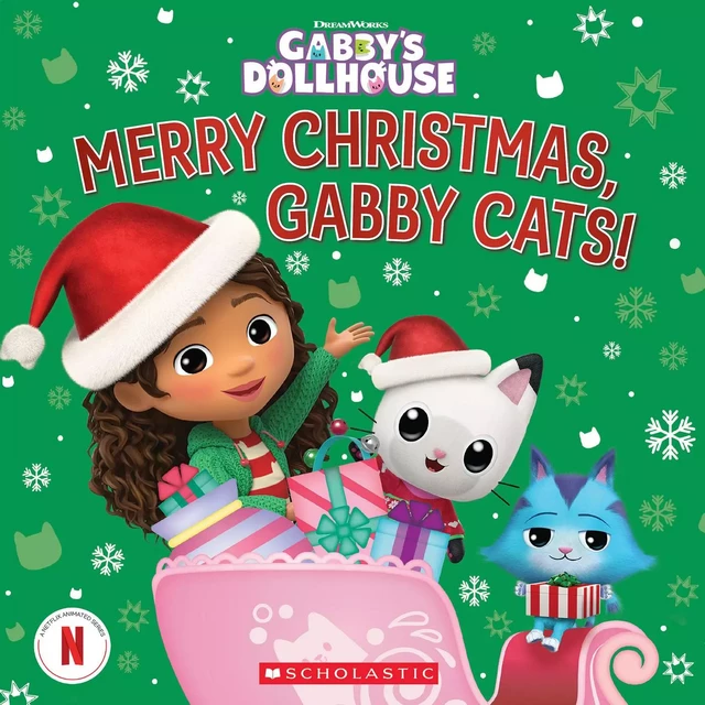 Merry Christmas, Gabby Cats! (Gabby's Dollhouse Storybook) - Gabrielle Reyes - Scholastic Inc.