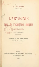 L’Abyssinie lors de l'expédition anglaise (1867-1868)