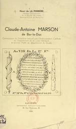 Claude-Antoine Marson, de Bar-le-Duc