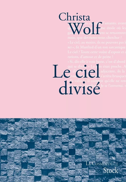 Le ciel divisé - Christa Wolf - Stock