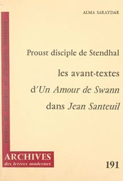 Proust disciple de Stendhal