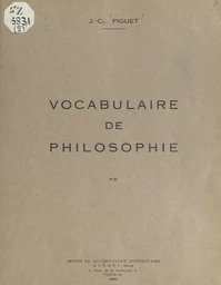 Vocabulaire intellectuel