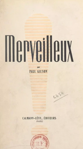 Merveilleux - Paul Gilson - FeniXX réédition numérique