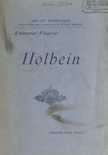 Holbein - Emmanuel Fougerat - FeniXX réédition numérique