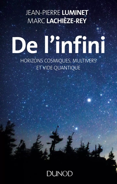 De l'infini - Jean-Pierre Luminet, Marc Lachièze-Rey - Dunod