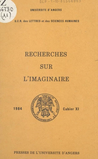 De Victor Segalen à Geneviève Serreau : 15 essais autour des thèmes littéraires du Seuil et de l'Attente -  UER des lettres et des sciences humaines de l'Université d'Angers - FeniXX réédition numérique