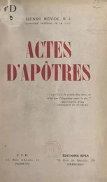 Actes d'Apôtres