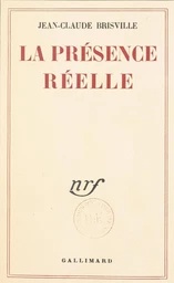 La présence réelle