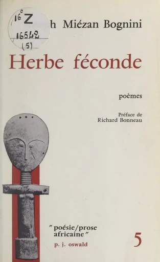 Herbe féconde - Joseph Miézan Bognini - FeniXX réédition numérique