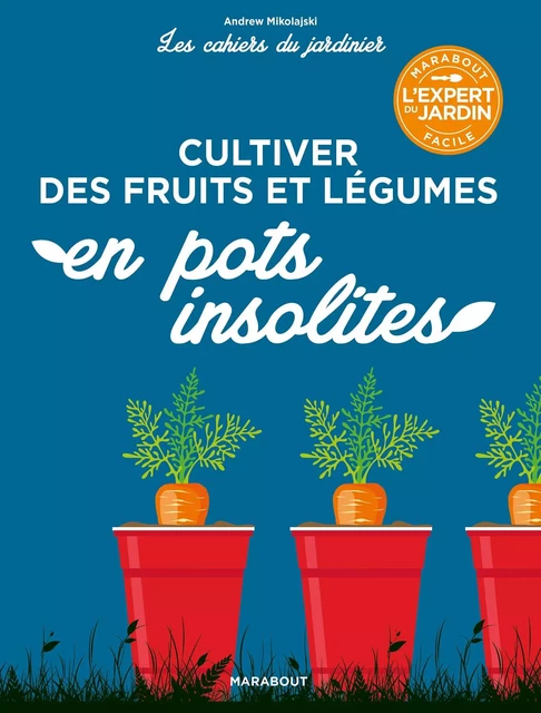 Les cahiers du jardinier - Cultiver des fruits et légumes en pots insolites - Andrew Mikolajski - Marabout