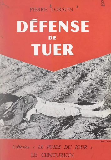 Défense de tuer - Pierre Lorson - FeniXX réédition numérique