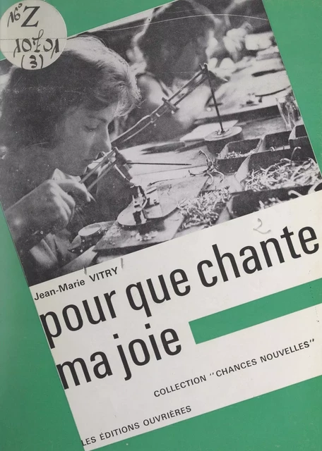 Pour que chante ma joie - Jean-Marie Vitry - FeniXX réédition numérique