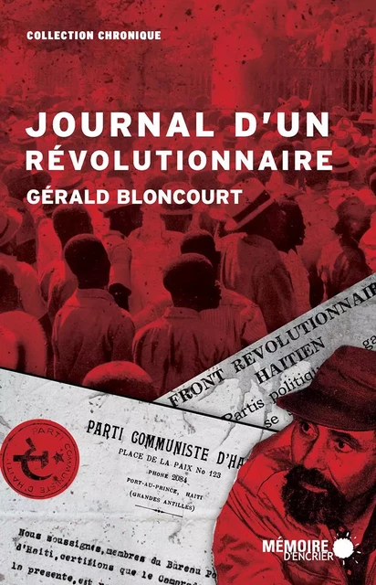 Journal d'un révolutionnaire - Gérald Bloncourt - Mémoire d'encrier