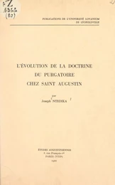 L'évolution de la doctrine du purgatoire chez Saint Augustin