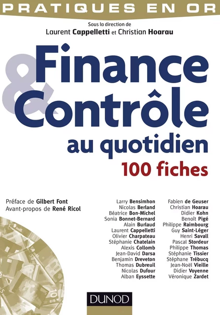 Finance et Contrôle au quotidien - Laurent Cappelletti, Christian Hoarau - Dunod