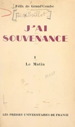 J'ai souvenance (1)