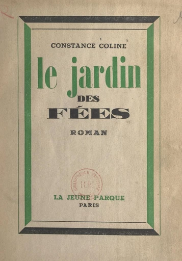 Le jardin des fées - Constance Coline - FeniXX réédition numérique