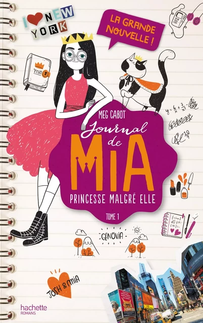 Journal de Mia - Tome 1 - La grande nouvelle - Meg Cabot - Hachette Romans