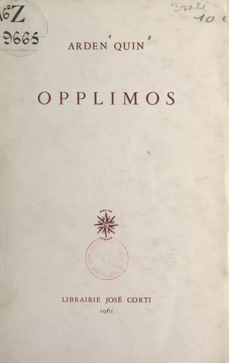 Opplimos - Arden Quin - FeniXX réédition numérique