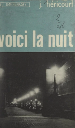 Voici la nuit... - Jean Héricourt - FeniXX réédition numérique