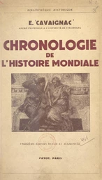 Chronologie de l'histoire mondiale