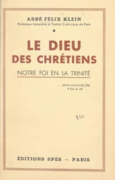 Le Dieu des Chrétiens