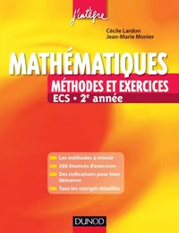 Mathématiques Méthodes et Exercices ECS 2e année