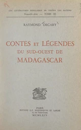 Contes et légendes du Sud-Ouest de Madagascar