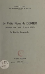 Le poète Pierre de Deimier (Avignon, vers 1580-?, après 1615)