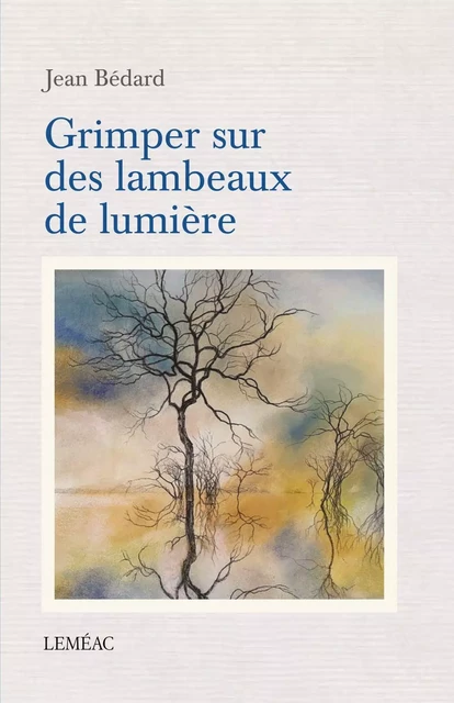 Grimper sur des lambeaux de lumière - Jean Bédard - Leméac Éditeur