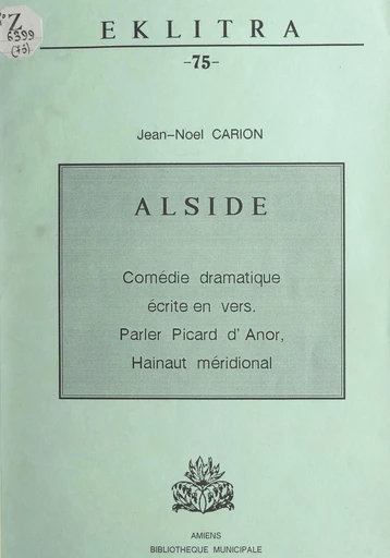 Alside - Jean-Noël Carion - FeniXX réédition numérique