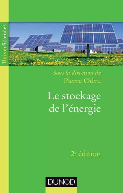 Le stockage de l'énergie - 2e édition - Pierre Odru - Dunod